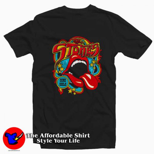 Rolling Stones Vintage Tongue 500x500 Rolling Stones Vintage Tongue Tee Shirt