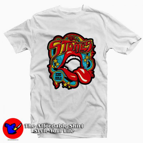 Rolling Stones Vintage Tongue1 500x500 Rolling Stones Vintage Tongue Tee Shirt