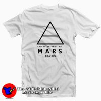 30 Seconds to Mars White Tee Shirt