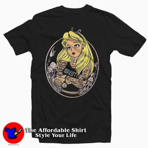 Alice In Wonderland Punk TB 500x500 Alice In Wonderland Punk Tee Shirt