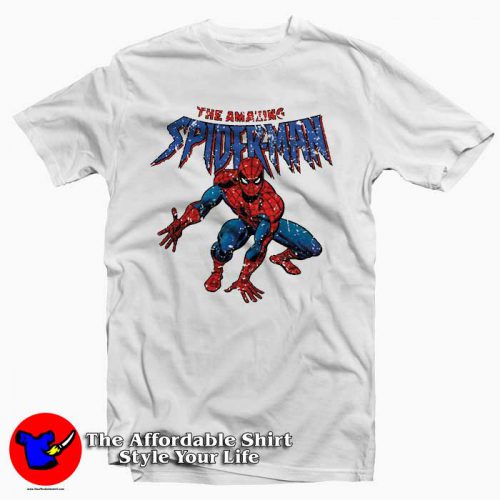 Amazing Spiderman Marvel 500x500 Amazing Spiderman Marvel Tee Shirt