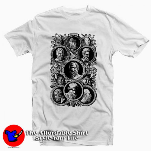 Ancient Greek Writers and Philosophers 500x500 Ancient Greek Writers and Philosophers Tee Shirt