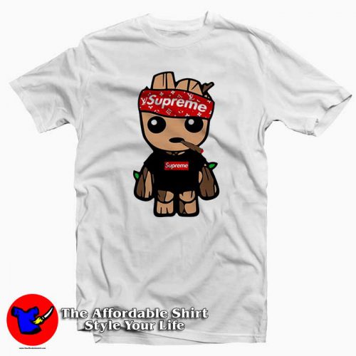 Baby Groot LV Supreme Tee Shirt 500x500 Baby Groot LV Supreme Tee Shirt