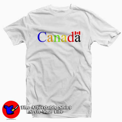 Canada Flag Letter Tee Shirt 500x500 Canada Flag Letter Tee Shirt