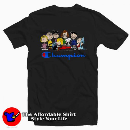 Champion X Peanuts Gang Tee Shirt 500x500 Champion X Peanuts Gang Tee Shirt