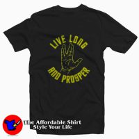 Live Long And Prosper Star Trek Tee Shirt