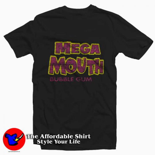 Mega Mouth Bubble Gum 500x500 Mega Mouth Bubble Gum Tee Shirt