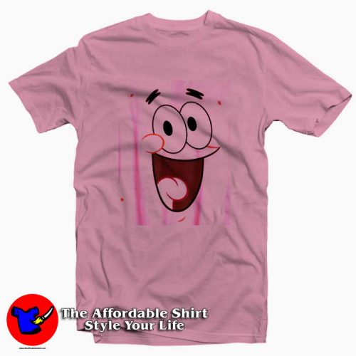 Patrick Face Portrait Tee Shirt 500x500 Patrick Face Portrait Tee Shirt