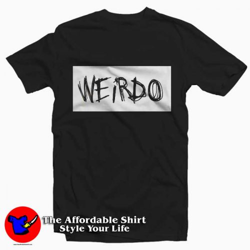 WEIRDO Punk Emo Funny Metal Tee Shirt 500x500 WEIRDO Punk Emo Funny Metal Tee Shirt