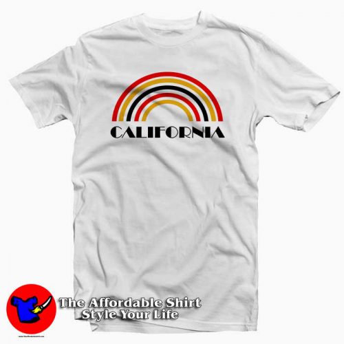 california rainbow Tee Shirt 500x500 california rainbow Tee Shirt