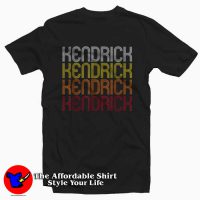 Kendrick Retro Wordmark Pattern Tee Shirt