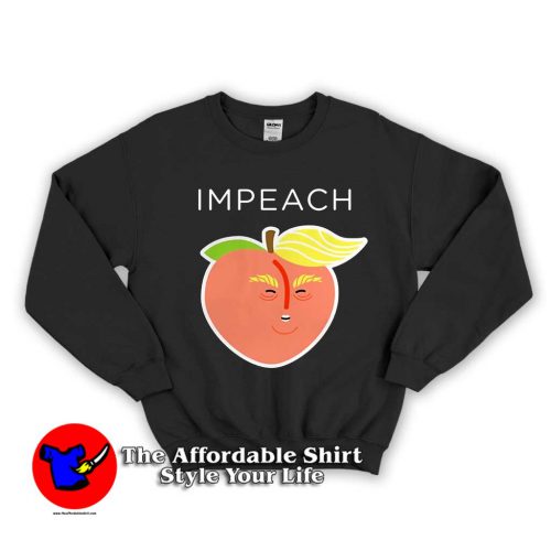 Anti Trump Peach Emoji 500x500 Anti Trump Peach Emoji Unisex Sweatshirt