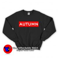 Autumn Red Box Unisex Sweatshirt