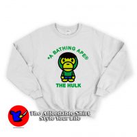 Bape A Bathing Ape Marvel Hulk Unisex Sweatshirt