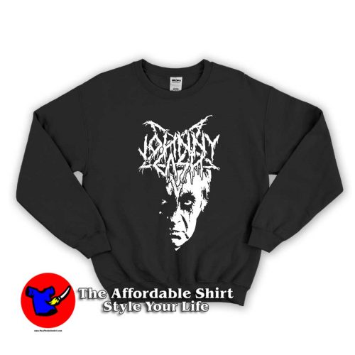 Black Metal Johnny Cash 500x500 Black Metal Johnny Cash Unisex Sweatshirt