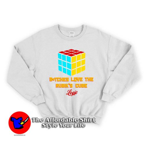 Btches Love Rubiks Cube 500x500 Btches Love Rubik's Cube Unisex Sweatshirt