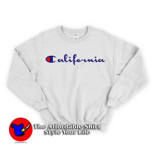 California Champion 500x500 California Funny Champion Logo Unisex Sweatshirt