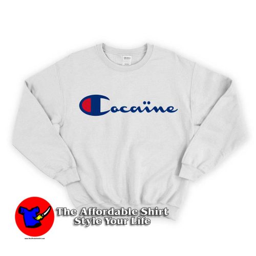 Cocaine Champion 1 500x500 Cocaine Champion Unisex Sweatshirt