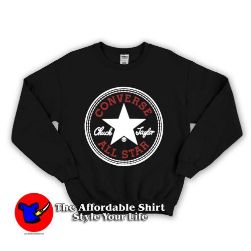 Converse All Star Logo 1 500x500 Converse All Star Logo Unisex Sweatshirt