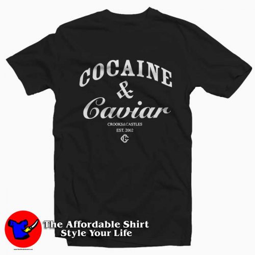 Crooks Castles Cocaine Caviar 500x500 Crooks Castles Cocaine Caviar Tee Shirt