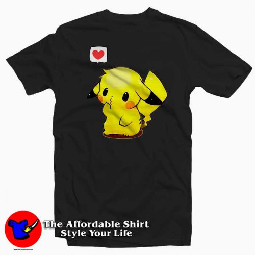 Cute Pokemon Pikachu 500x500 Cute Pokemon Pikachu Tee Shirt