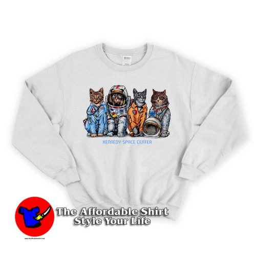 Cute Space Cats Florida 1 500x500 Cute Space Cats Florida Unisex Sweatshirt