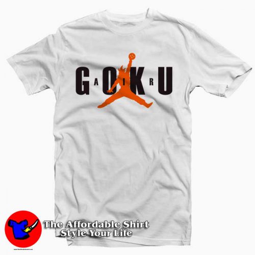 Dragon Ball Z Goku Air Jordan Parody 500x500 Dragon Ball Z Goku Air Jordan Parody Tee Shirt