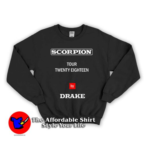 Drake Scorpion 2018 Tour Merch 1 500x500 Drake Scorpion Tour Merch Unisex Sweatshirt