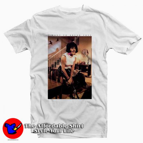 Freddie Mercury Want To Break Free 500x500 Freddie Mercury Want To Break Free T Shirt