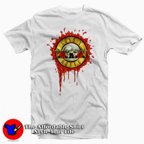 Guns N Roses Blood 500x500 Guns N Roses Blood Tee Shirt