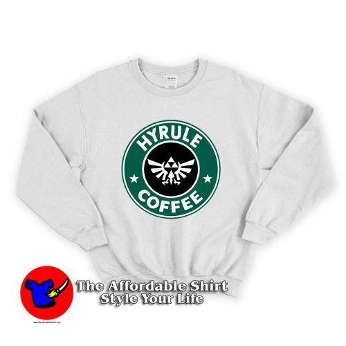 Hyrule Coffee The Legends of Zelda 1 500x500 Hyrule Coffee The Legends of Zelda Unisex Sweatshirt