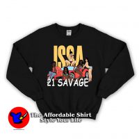 Issa Blanc 21 Savage Card Unisex Sweatshirt