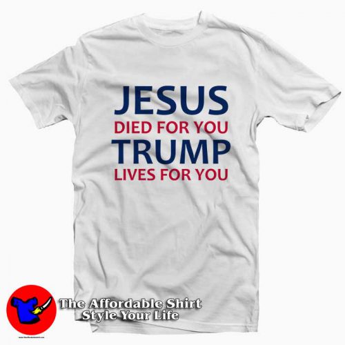 Jesus Donald Trump Fans 500x500 Jesus Donald Trump Fans Tee Shirt