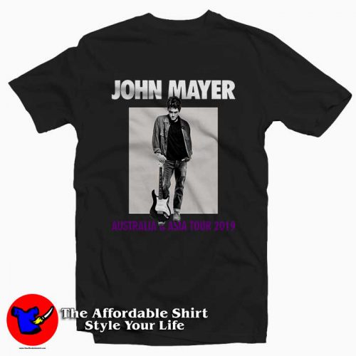 John Mayer Asia Tour 2019 Front 500x500 John Mayer Asia Tour 2019 FrontTee Shirt