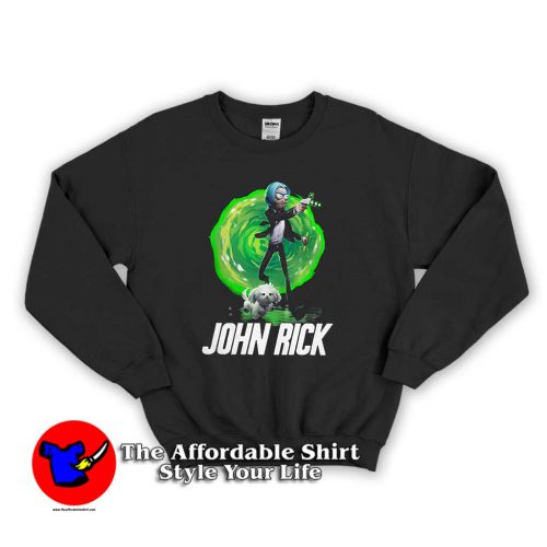 John Rick And Morty Mashup 1 500x500 John Rick And Morty Mashup Unisex Sweatshirt