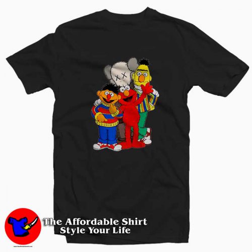 Kaws X Sesame Street Family Collab 500x500 Kaws X Sesame Street Family Collab Tee Shirts