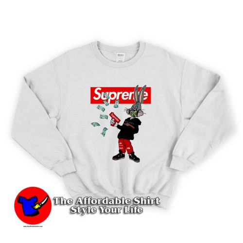 Looney Tunes Bugs Bunny Supreme 1 500x500 Looney Tunes Bugs Bunny Supreme Sweatshirt Unisex