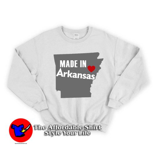 Made in Arkansas 1 500x500 Made in Arkansas Unisex Sweatshirt