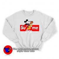 Mickey Mouse Box Logo Supreme Unisex Sweatshirt