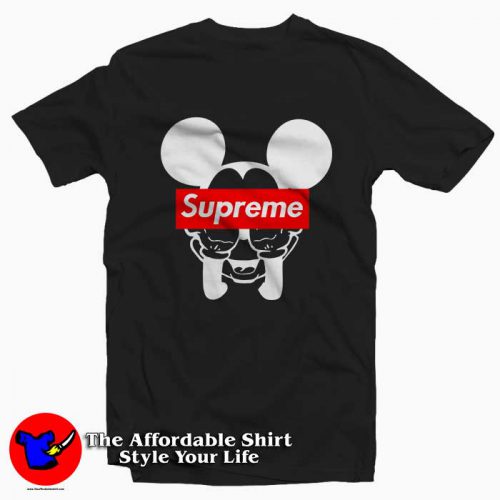 Mickey Mouse Supreme 500x500 Mickey Mouse Supreme Tee Shirt