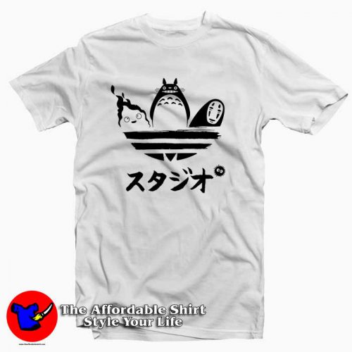 My Neighbor Totoro Adidas Parody 500x500 My Neighbor Totoro Adidas Parody Tee Shirt