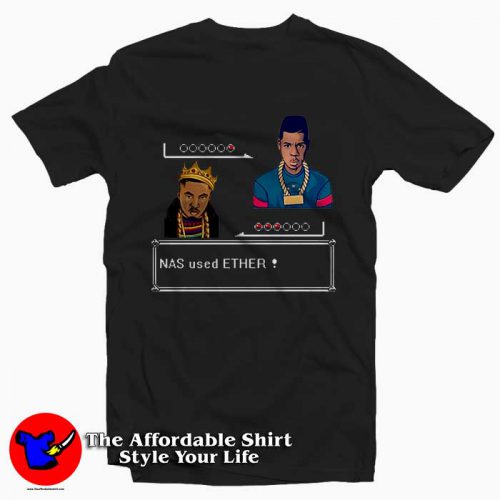 NAS Used Ether Pixel 500x500 NAS Used Ether Pixel Tee Shirt