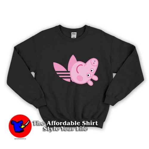 Peppa Pig X Adidas 1 500x500 Peppa Pig X Adidas Unisex Sweatshirt