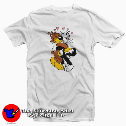 Pif Hercule Full Of Love 500x500 Pif & Hercule Full Of Love Tee Shirt