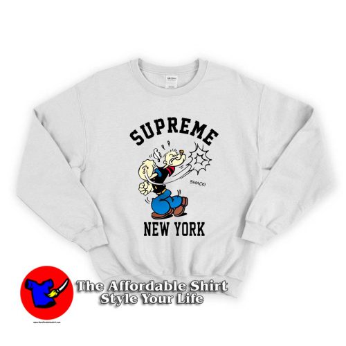 Popeye x Supreme 1 500x500 Popeye x Supreme Unisex Sweatshirt