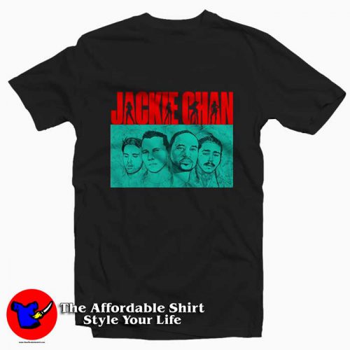 Post Malone Jackie Chan 500x500 Post Malone Jackie Chan Tee Shirt