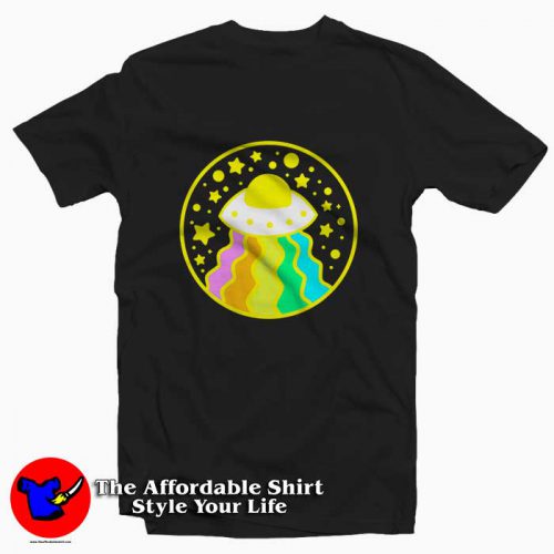 Rainbow UFO 500x500 Rainbow UFO Tee Shirt