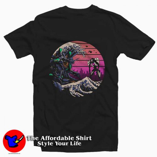 Retro Wave Eva 500x500 Retro Wave Eva Tee Shirt