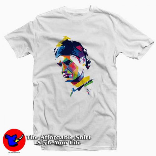 Roger Federer Art Cheap Graphic Tee Shirt 500x500 Roger Federer Art Cheap Graphic Tee Shirt