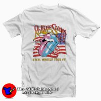 Rolling Stones Steel Wheels Tour Tee Shirt